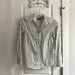 Banana Republic Fitted Long Sleeve Button Down